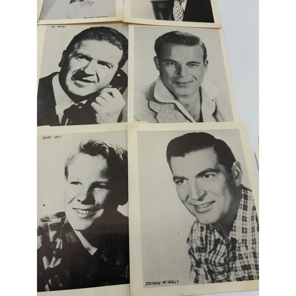 Vintage Hollywood Character Actors Arcade Card Lot – 40 Cards